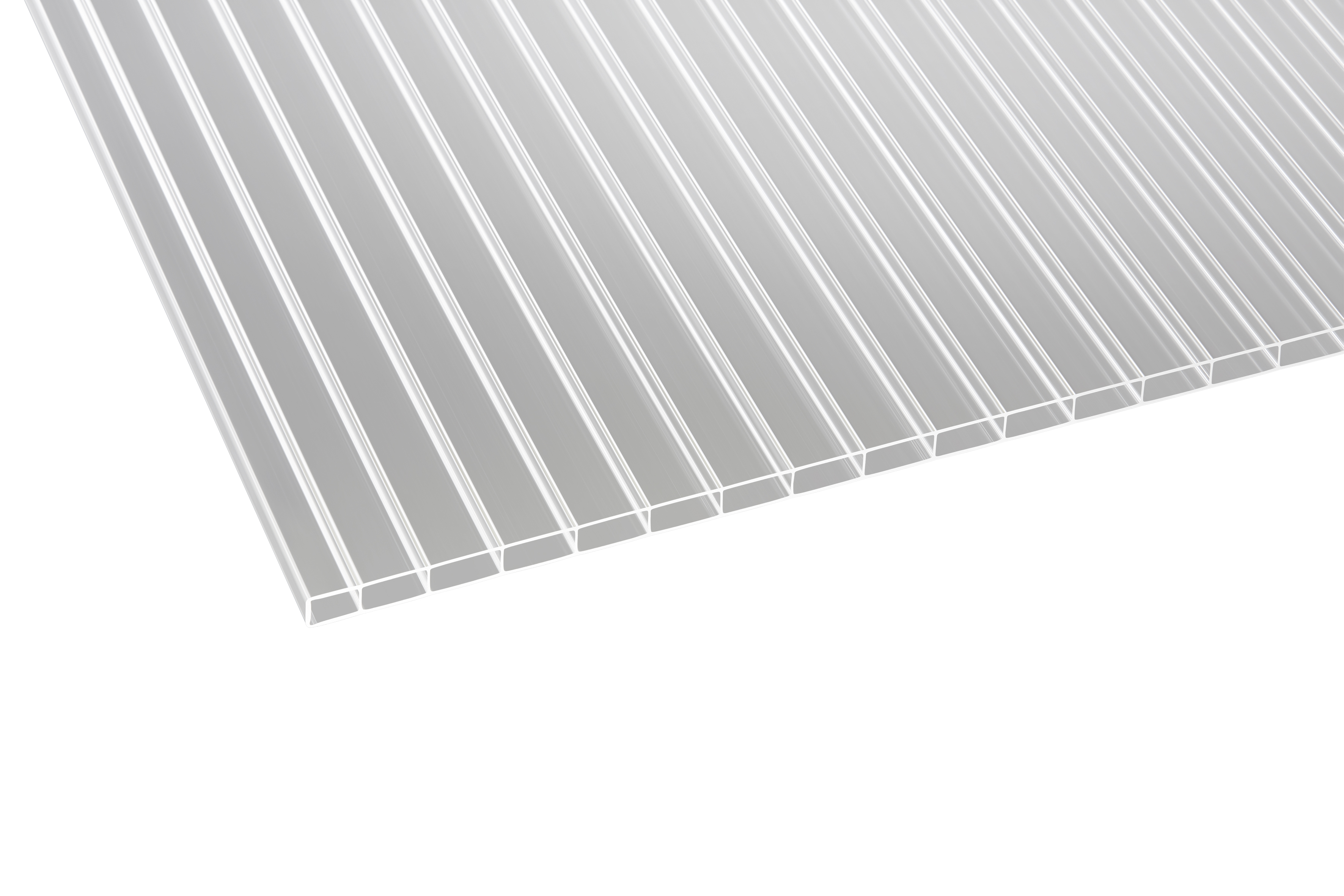 Acryl Stegplatten drip top klar 16/32 980 mm